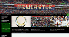 Desktop Screenshot of newcastlefootball.net